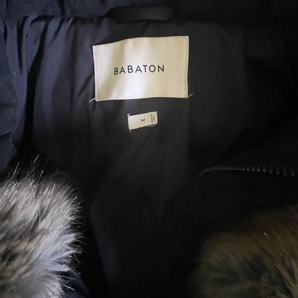 Black Babaton Winter Coat Size: Medium - Picture 3 of 3